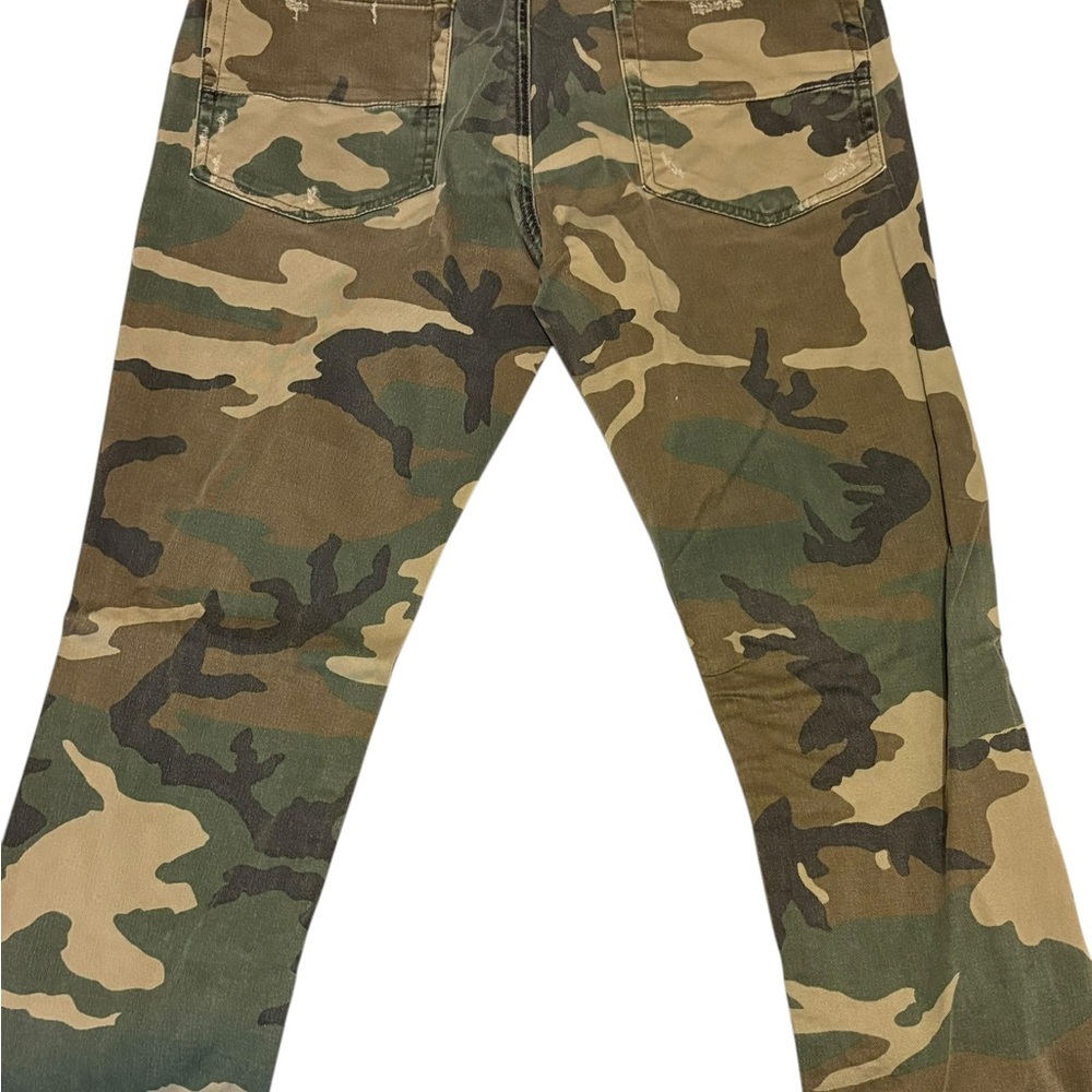 Camouflage Patchwork Jeans - image 2